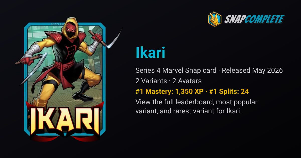 Best Ikari Decks: Marvel Snap Win Rates & Stats